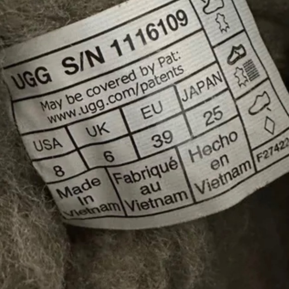 Ugg Ultra mini boot olive size 8 - Picture 5 of 7